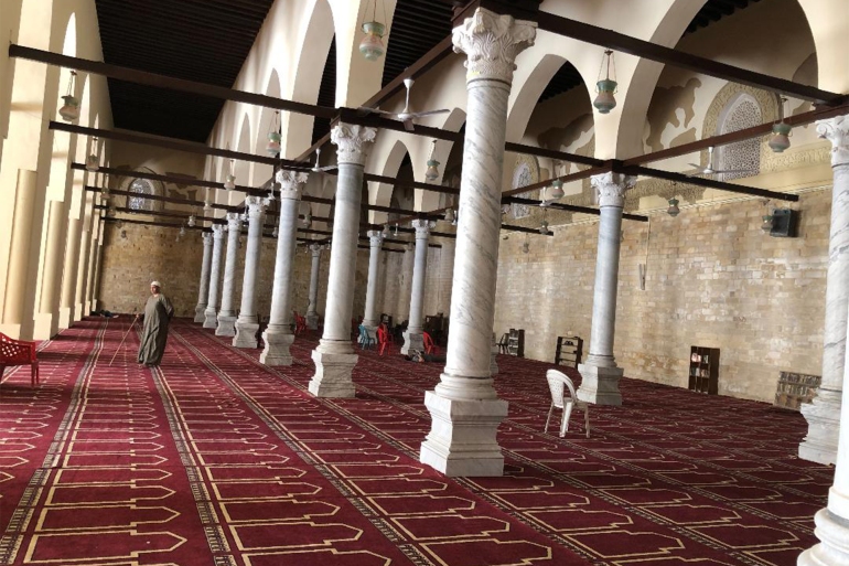 جزء من مسجد الظاهر بيبرس بعد تجديده