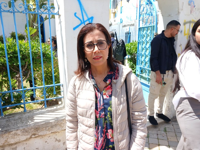 الصحفية أميرة محمد/مقر نقابة الصحفيين التونسيين/مايو/آيار 2024(خاصة)